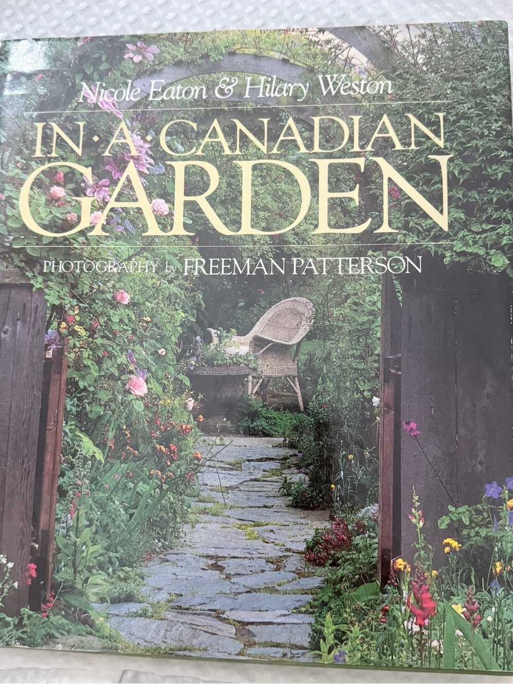 In a Canadian Garden Photography Book - Green Floral Cover